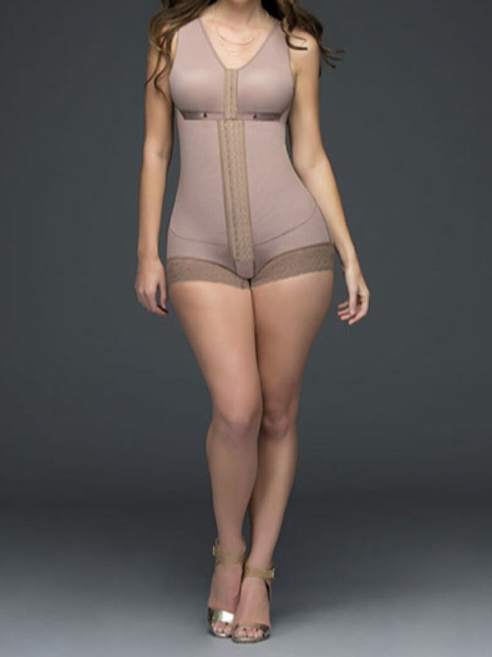 FAJATE 12086 Short Post Surgery con Bra Tallas XS a XL